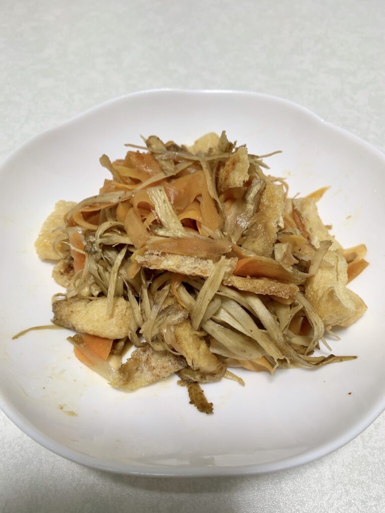 ごぼうの具だくさんきんぴら　薬膳レシピ