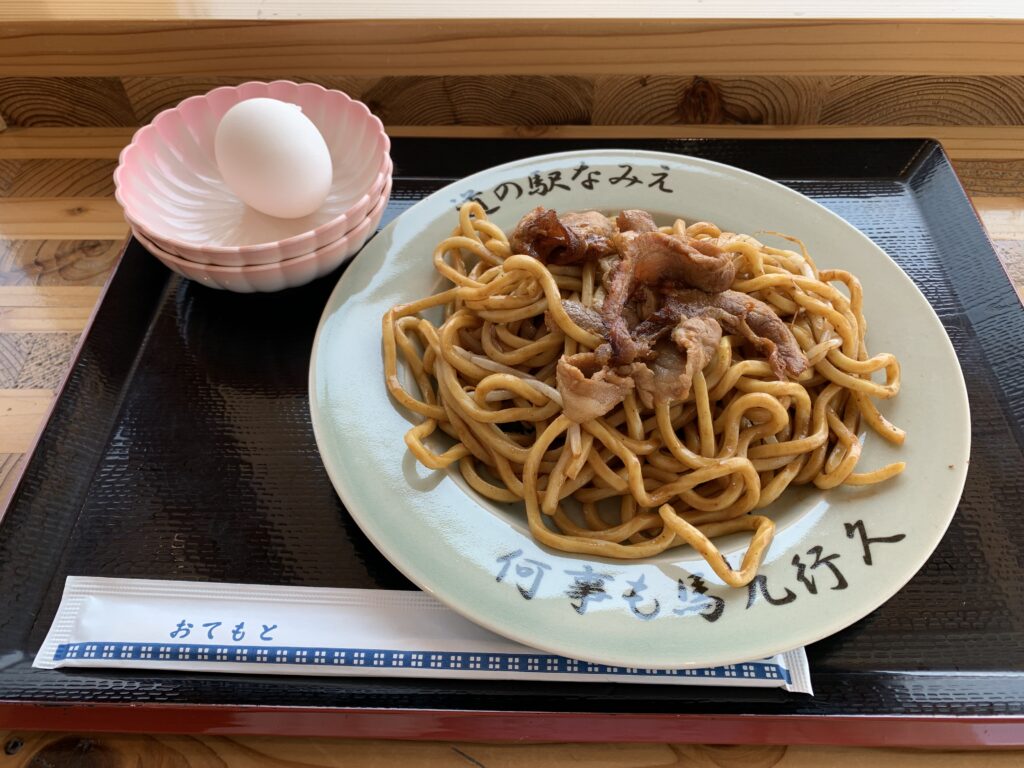 道の駅なみえで食べられるなみえ焼きそば