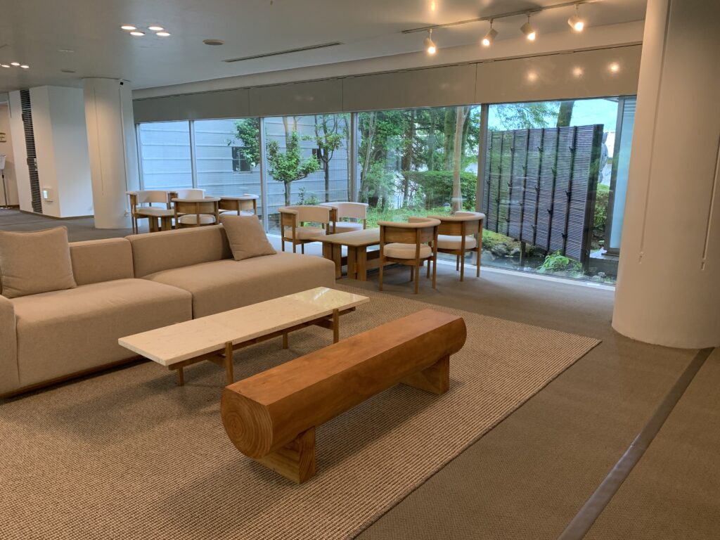 「箱根強羅・林澗」のロビー