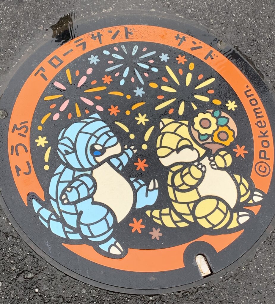 サンドとアローラサンドのポケふた。
